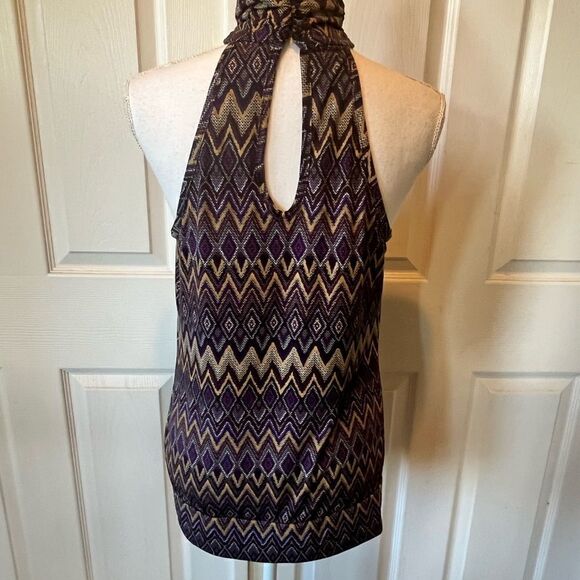 🎄Cato Aztec Pattern Halter Top - Picture 5 of 10